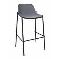 Tabouret haut ROUND de Emu, Noir