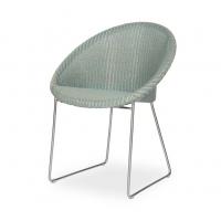 Fauteuil JOE de Vincent Sheppard, Structure en acier nickel brossé, 22 Coloris