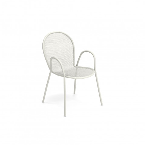 Fauteuil RONDA de Emu, Blanc mat