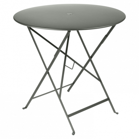 Table ronde pliante BISTRO de Fermob D.77 x H.74 cm Romarin