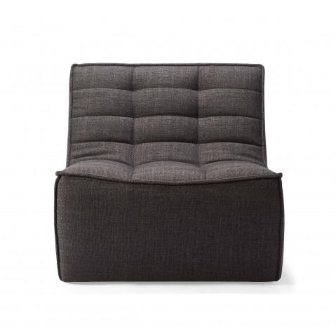 Fauteuil N701 d'Ethnicraft, Gris foncé