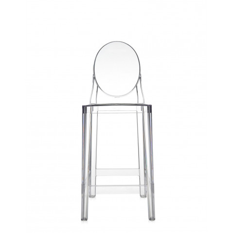 Tabouret ONE MORE de Kartell, H.75, Cristal