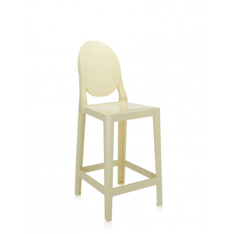 Tabouret ONE MORE de Kartell, H.75, Jaune