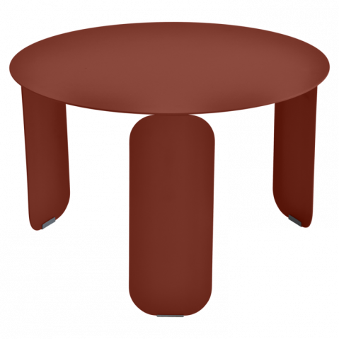Table basse BEBOP de Fermob, D. 60, Ocre rouge Table basse BEBOP de Fermob, D. 60, Ocre rouge