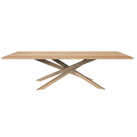 Table MIKADO d'Ethnicraft, L.280 x P.110 x H.76 cm, Chêne