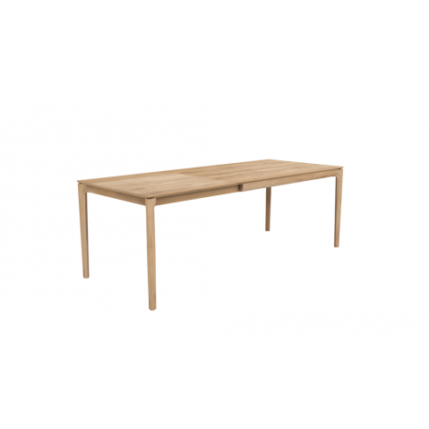 Table à rallonge BOK d'Ethnicraft, L.140/220 x P.90 x H.76 cm, Chêne