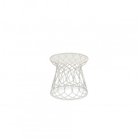 Pouf RE-TROUVE de Emu, Blanc mat Pouf RE-TROUVE de Emu, Blanc mat