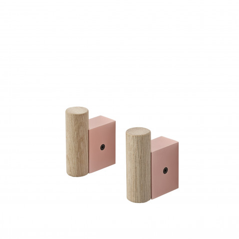 Set de 2 patères ATTACH de Muuto, 4 coloris  Set de 2 patères ATTACH de Muuto, 4 coloris