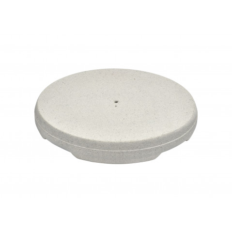 Socle en béton Z de Glatz, 40 kg, Ø 60 × 8.5 cm, béton clair