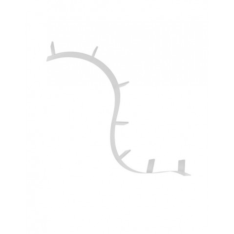 Etagère BOOKWORM de Kartell, Blanc, L.320 X H.19 X P.20