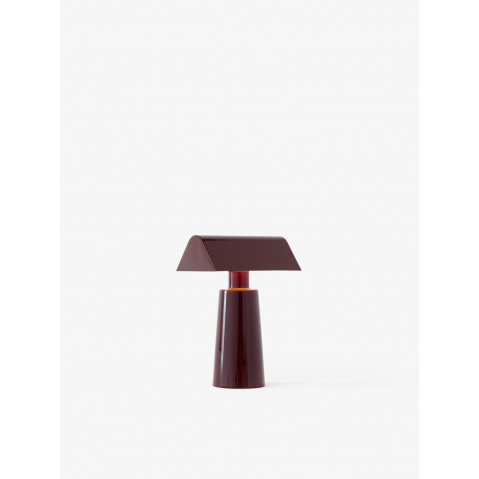 Lampe nomade sans fil CARET de &Tradition, Dark burgundy