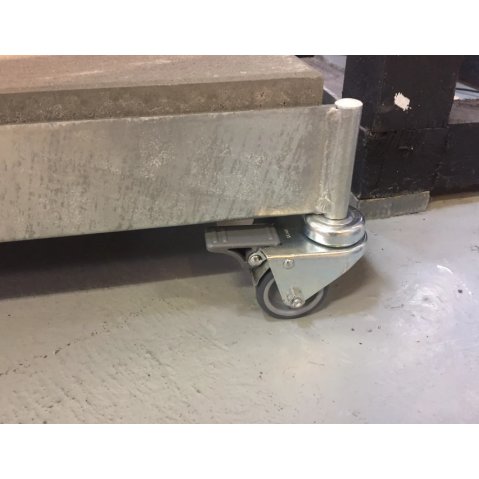 Jeu de roues pour socle M4 de Glatz