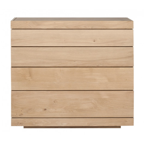 Commode BURGER d'Ethnicraft, 4 tiroirs, Chêne