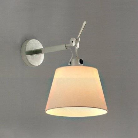 Applique murale TOLOMEO avec diffuseur de Artemide, Ø.32 cm, Parchemin