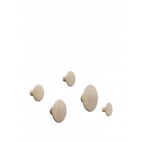 Set de 5 patères THE DOTS de Muuto, 3 coloris  Set de 5 patères THE DOTS de Muuto, 3 coloris