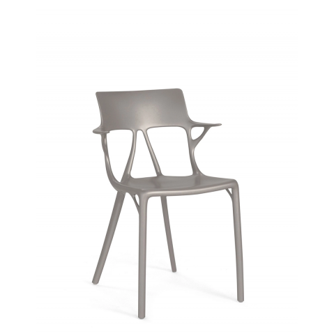 Chaise A.I de Kartell, Gris métallisé