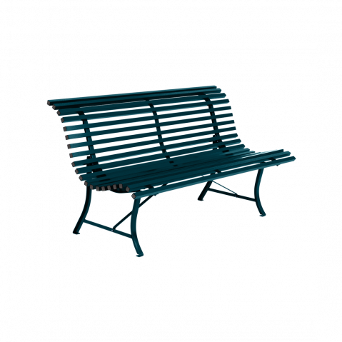 Banc LOUISIANE 150 de Fermob, bleu acapulco