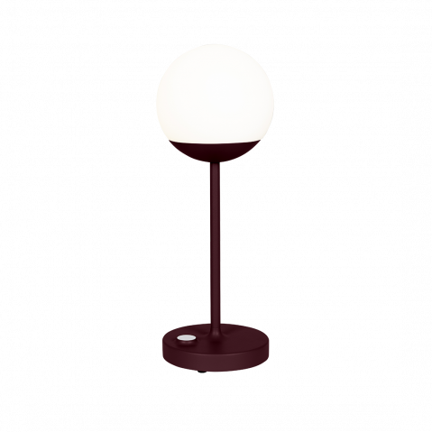 Lampe MOOON! de Fermob, Cerise noire