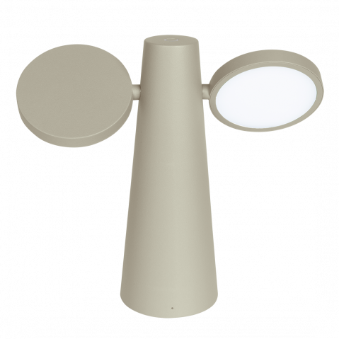 Lampe à poser OTO H.27 de Fermob, Gris argile