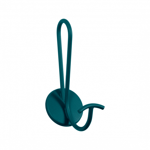 Patère ACROBATE, Bleu acapulco Patère ACROBATE, Bleu acapulco