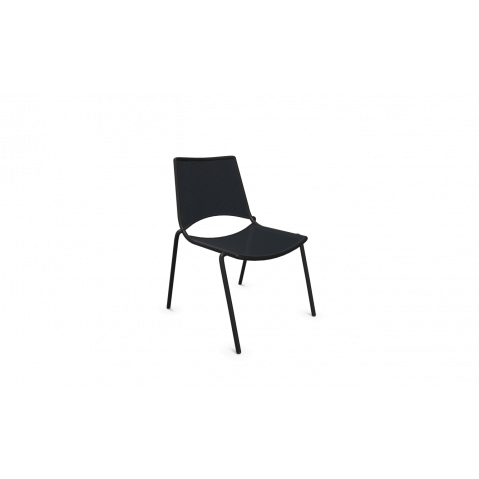 Chaise ALA de Emu, Noir