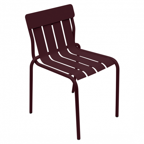 Chaise STRIPE de Fermob, Cerise noire