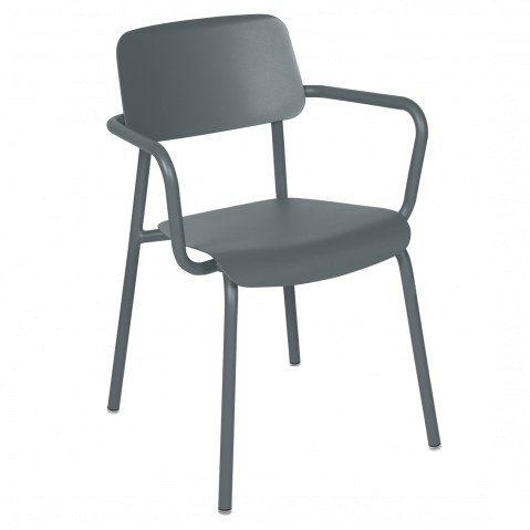 Fauteuil STUDIE de Fermob, Gris orage