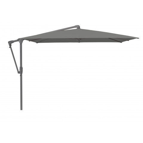 Parasol déporté SUNWING CASA, 270 x 270 cm, Structure anthracite, Toile catégorie 2, Stone grey 157