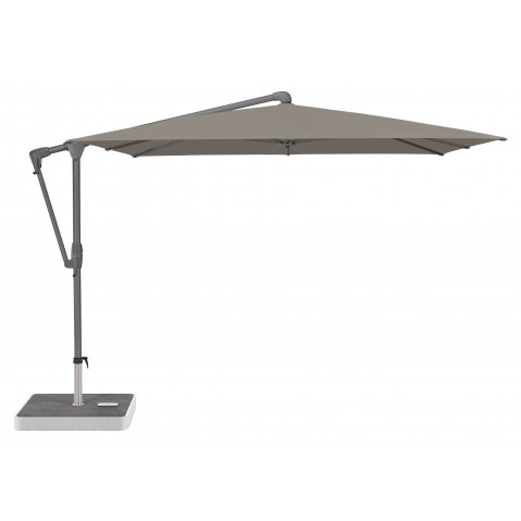 Parasol déporté SUNWING® CASA de Glatz, Structure anthracite, 300 x 240 cm, 461 Taupe