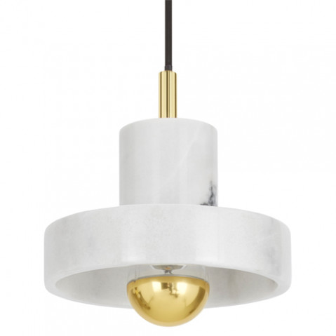 Suspension STONE LED de Tom Dixon, Blanc Suspension STONE LED de Tom Dixon, Blanc