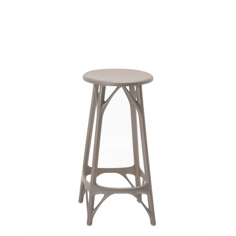 Tabouret haut A.I STOOL LIGHT de Kartell, 2 tailles, 3 coloris