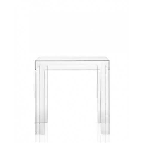 Table JOLLY de Kartell, Cristal