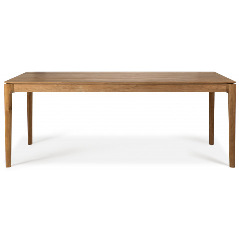 Table BOK d'Ethnicraft, 220 x 95 x 76 cm, Teck