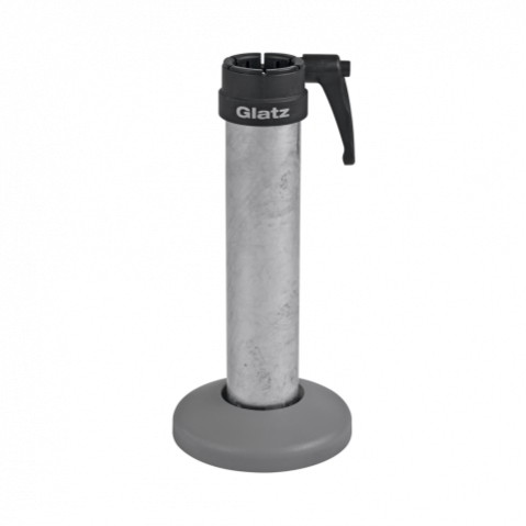 Tube de fixation M4 en acier zingué de Glatz, Ø.48/55 cm