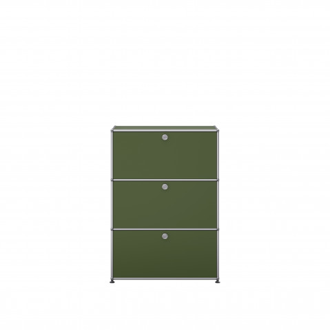 Commode HALLER G1 de USM, Vert Olive